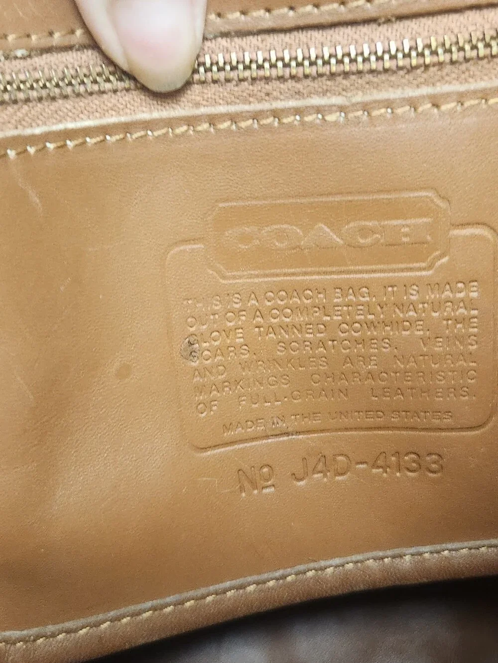 Vintage 1994 Coach Classic Brown Leather Saddle Bag AMAZING 32 YO PURSE